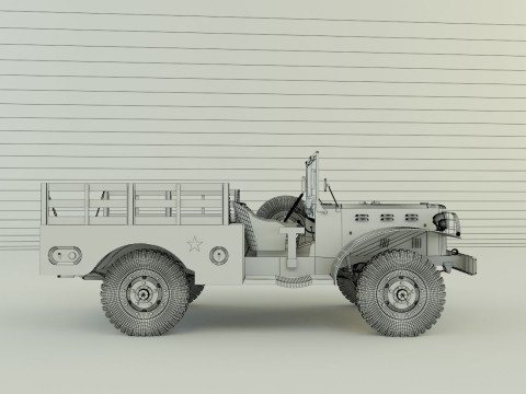 Dodge WC 51 3D 3D-Modell