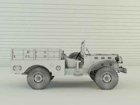 Dodge WC 51 3D 3D Model