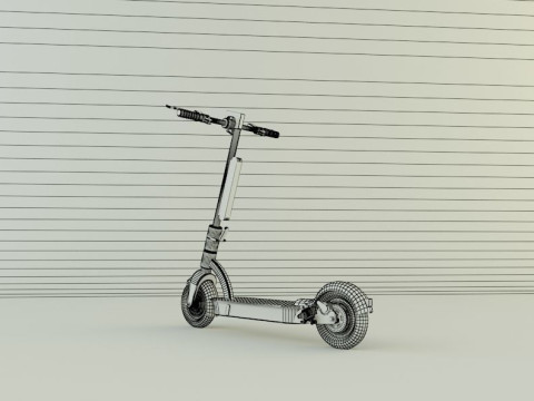 Electric Scooter 3D 3Dモデル