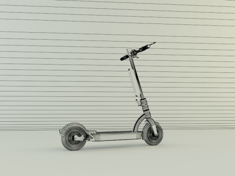 Electric Scooter 3D 3Dモデル
