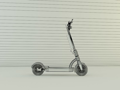Electric Scooter 3D 3Dモデル