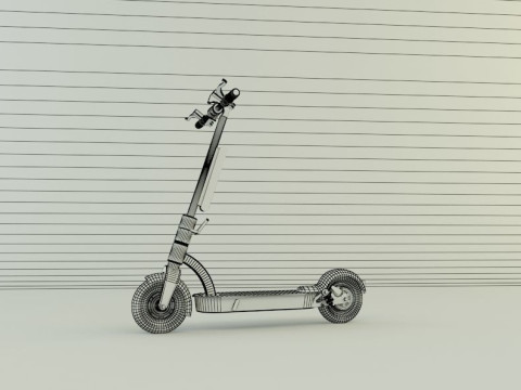 Electric Scooter 3D 3Dモデル