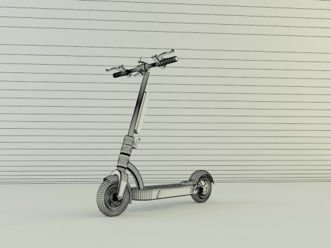 Electric Scooter 3D 3Dモデル