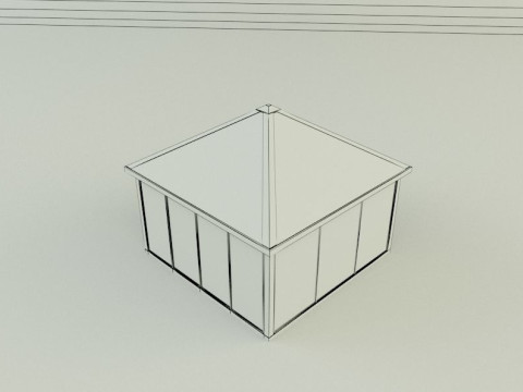 Garden rest area pergola 3D Model