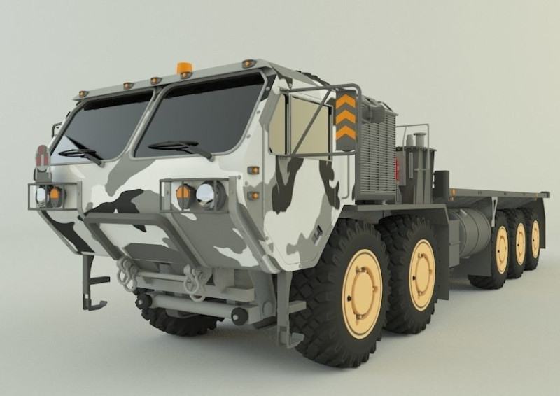 Hemtt A4 Military Container Truck 3D 모델 .c4d .max .obj .3ds .fbx .stl .blend