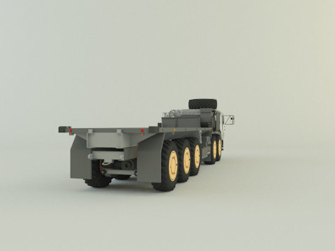 Hemtt A4 Military Container Truck 3D 모델