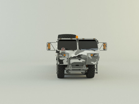 Hemtt A4 Military Container Truck 3D 모델
