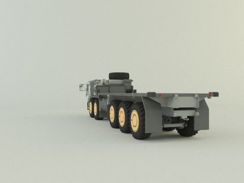 Hemtt A4 Military Container Truck 3D 모델