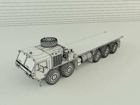 Hemtt A4 Military Container Truck 3D 모델
