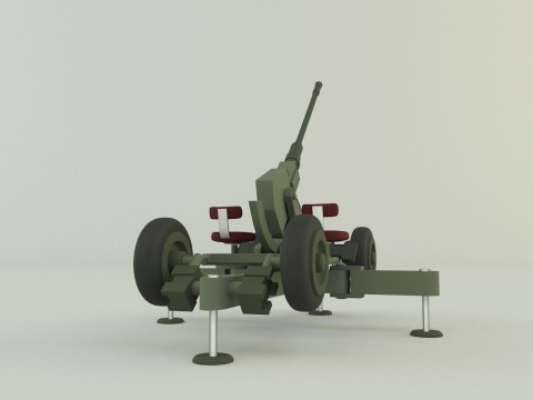 Bofors 40mm Model 3D