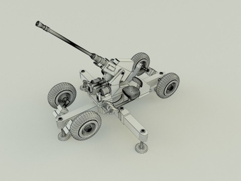 Bofors 40mm Model 3D
