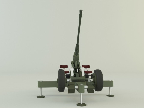 Bofors 40mm Model 3D