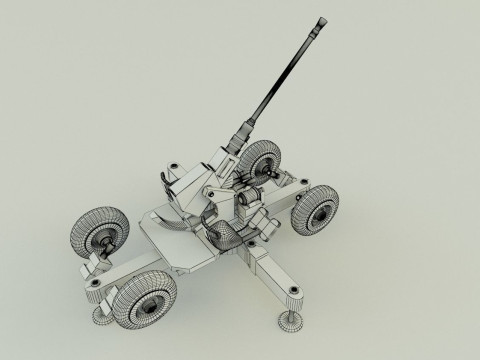 Bofors 40mm Model 3D