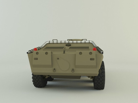 Btr-70 military vehicle 3D 모델
