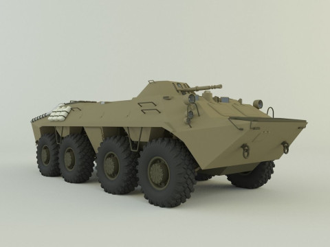 Btr-70 military vehicle 3D 모델