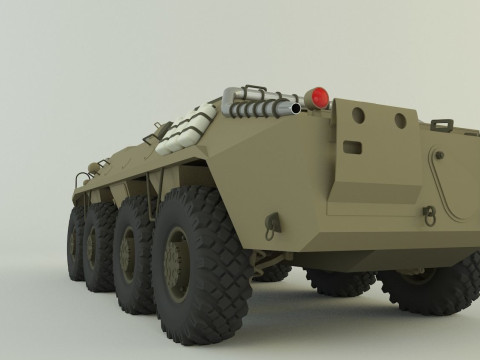 Btr-70 military vehicle 3D 모델