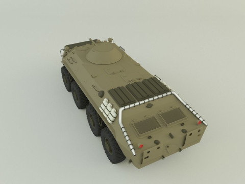 Btr-70 military vehicle 3D 모델