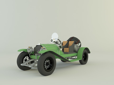 Hudson model car Modelo 3D
