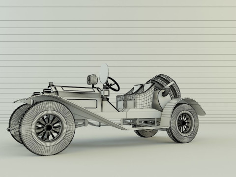 Hudson model car Modelo 3D