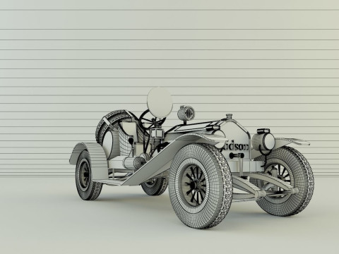 Hudson model car Modelo 3D
