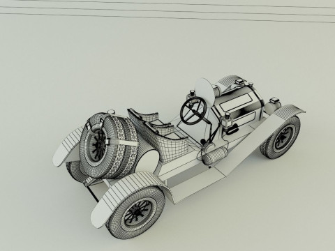 Hudson model car Modelo 3D