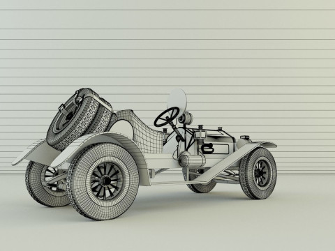 Hudson model car Modelo 3D