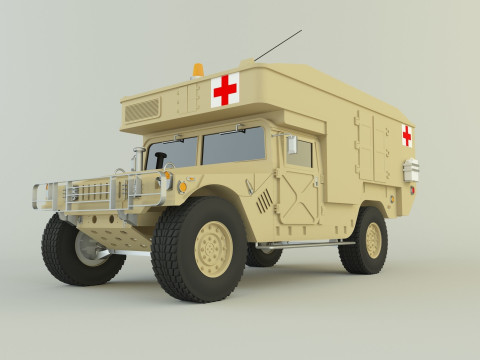 Hummer ambulance 3Dモデル