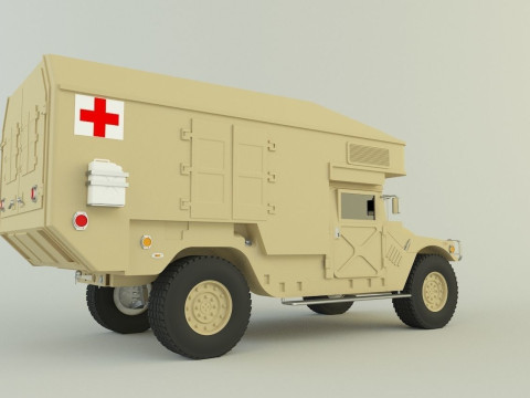 Hummer ambulance 3Dモデル