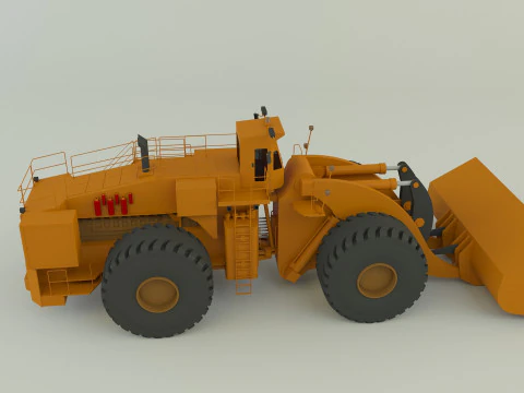 Komatsun we2350 wheel loader 3D Model