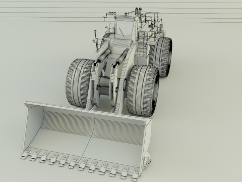 Komatsun we2350 wheel loader 3D Model
