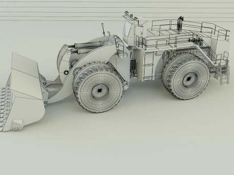 Komatsun we2350 wheel loader 3D Model