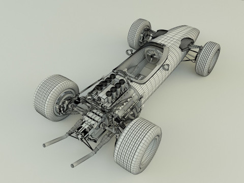 Lotus Type 49 3D-Modell