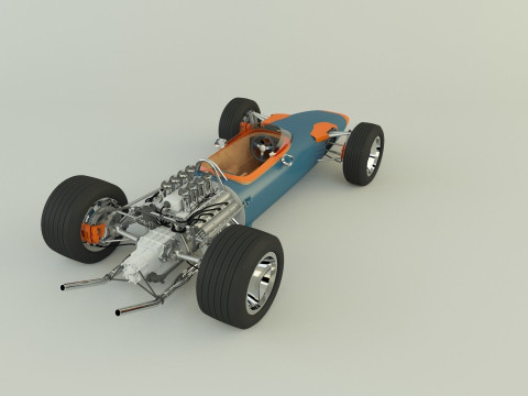 Lotus Type 49 3D-Modell