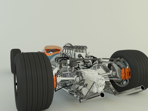 Lotus Type 49 3D-Modell
