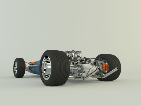 Lotus Type 49 3D-Modell