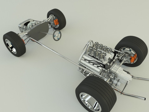Lotus Type 49 3D-Modell