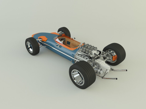 Lotus Type 49 3D-Modell