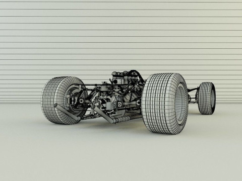 Lotus Type 49 3D-Modell