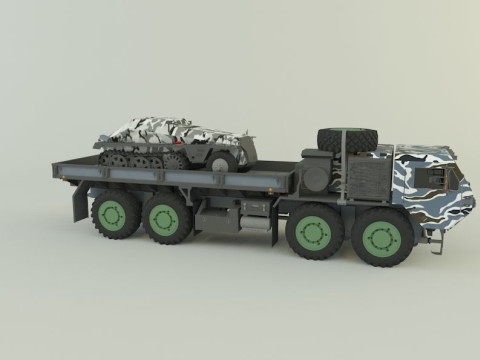M 977 Hemtt Truck Replica SDKFZ 250 Modelo 3D
