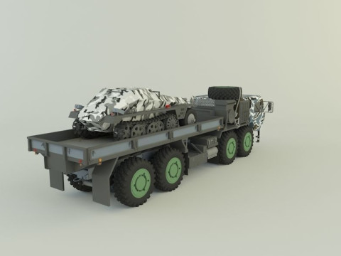 M 977 Hemtt Truck Replica SDKFZ 250 Modelo 3D