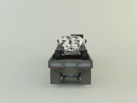 M 977 Hemtt Truck Replica SDKFZ 250 Modelo 3D