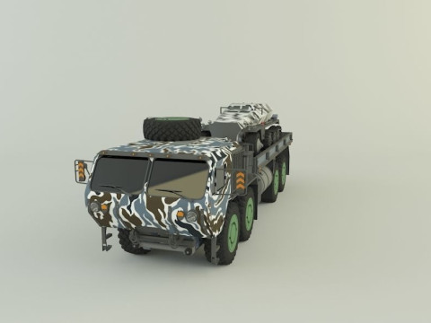 M 977 Hemtt Truck Replica SDKFZ 250 Modelo 3D
