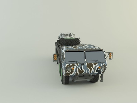 M 977 Hemtt Truck Replica SDKFZ 250 Modelo 3D