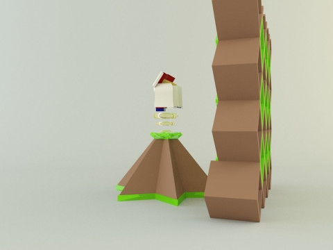Metaverse librarian Low-poly 3D Модель