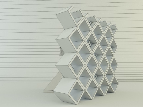 Metaverse librarian Low-poly 3D Модель