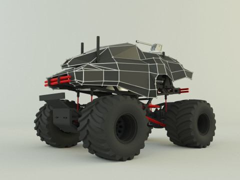 Monster trucks 2 3D Model