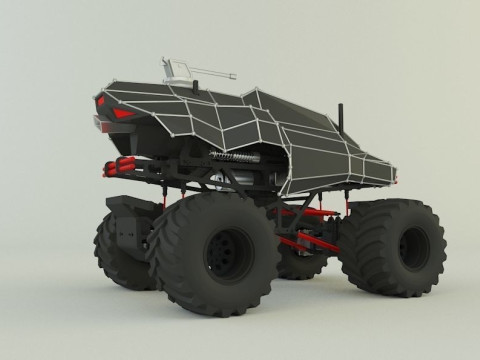Monster trucks 2 3D मॉडल
