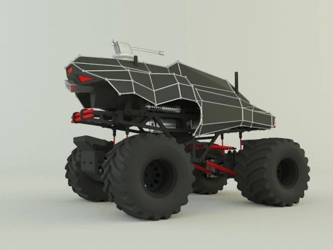 Monster trucks 2 3D Model