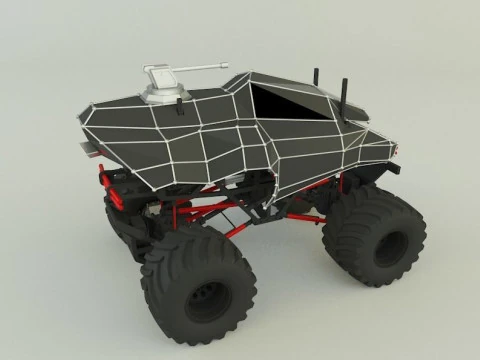 Monster trucks 2 3D Model