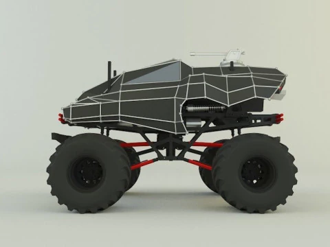 Monster trucks 2 3D Model